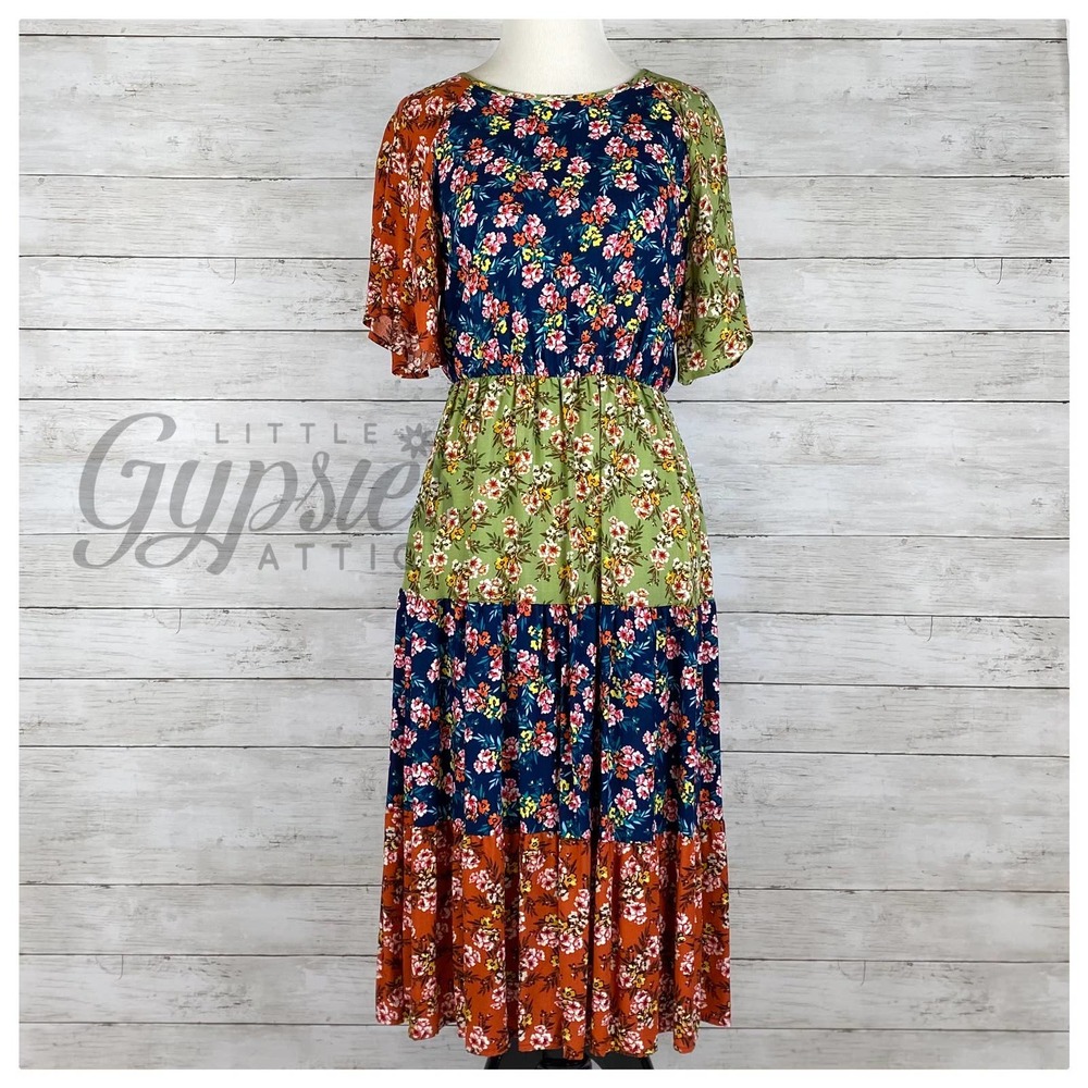 Handmade Frolic in the Meadow Prairie Dress - Picture 5 of 14
